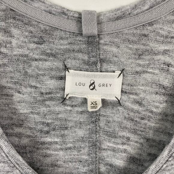 LOUNGECORE Maxi Dress – Lou & Grey Modal Blend Gray Casual – Size XS - Picture 3 of 4